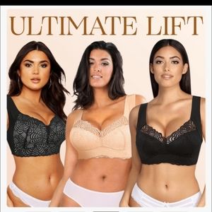 Ultimate lift bras size 3X lot of 3 bras tic tock bras NWT